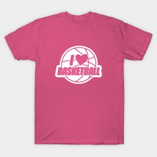 I Heart Basketball T-Shirt